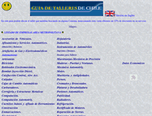 Tablet Screenshot of guiadetalleres.cl